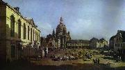 The New Market Square in Dresden Seen from the Judenhof Bernardo Bellotto